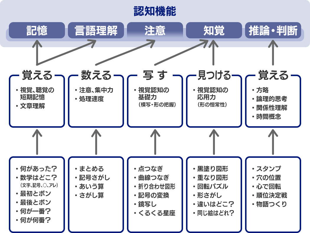認知機能を高めるトレーニング例